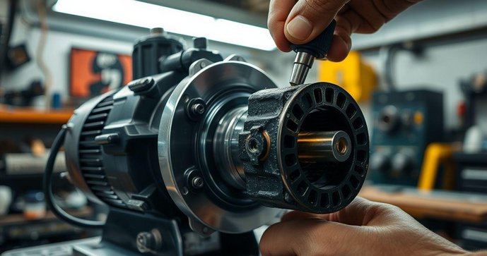 Manutenção de motor de passo para longevidade e eficiência